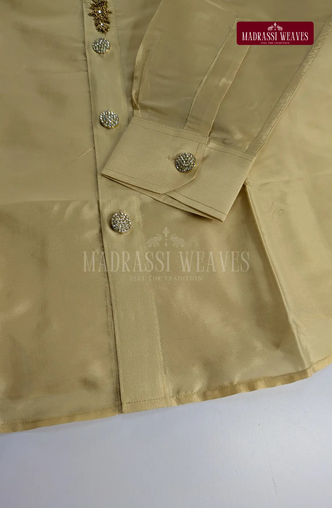 Aari Work Men's Shirt 4 (Hand Crafted) - (DESPATCH TIME 15 DAYS)