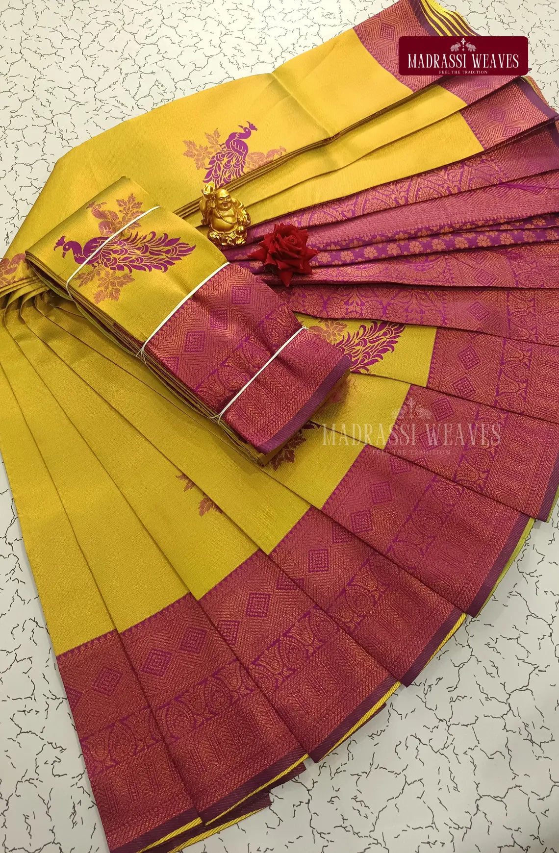 Avarthana Peacock Motif Saree