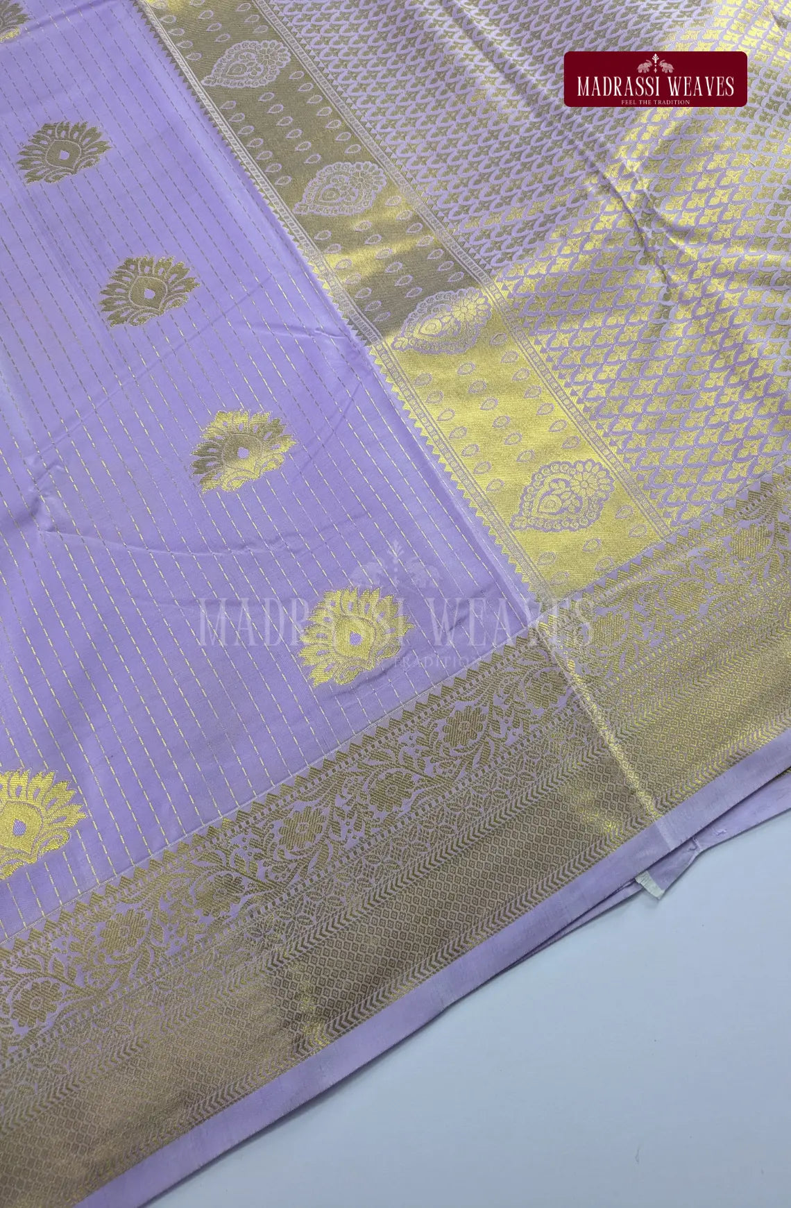 Premium Couple Combo Set with Gold Zari - Lavender