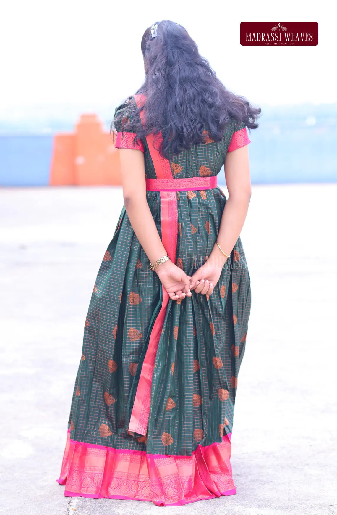 Functional Wear Half Saree Pattu Set - Pattu Grace