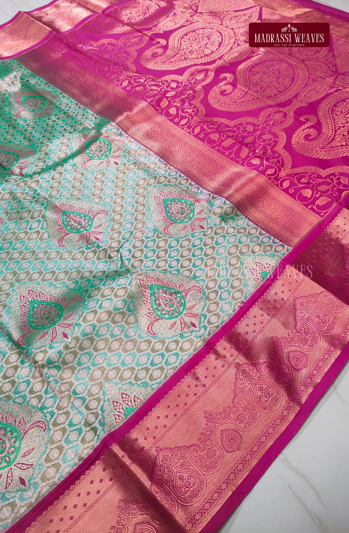 Grand Kanchi Semi Silk Sarees - Sapphire