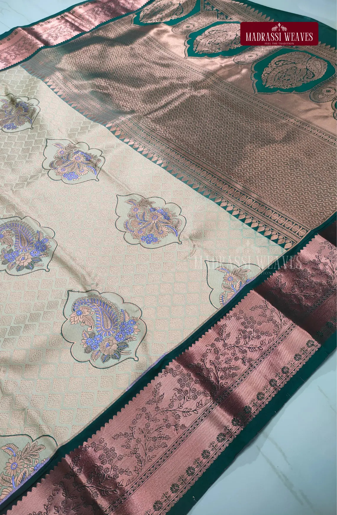 Grand Kanchi Semi Silk Sarees - Tussar