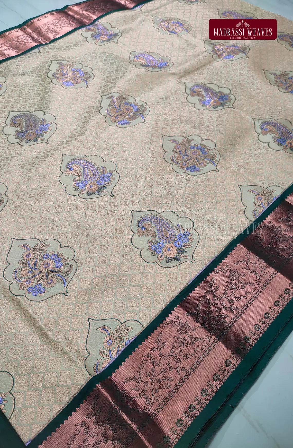Grand Kanchi Semi Silk Sarees - Tussar