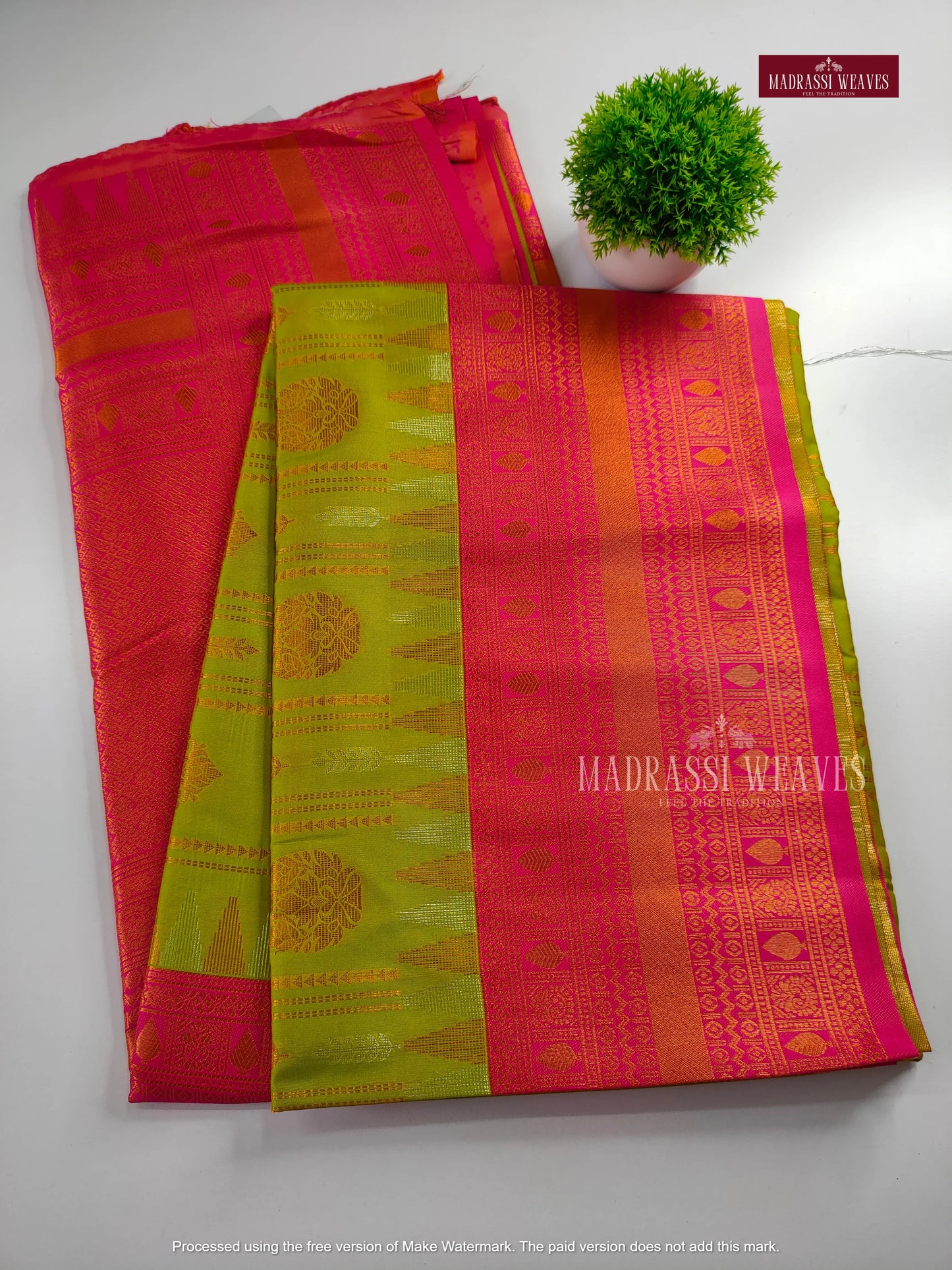 Premium Silver Zari semi Kanchi Soft Silk Sarees