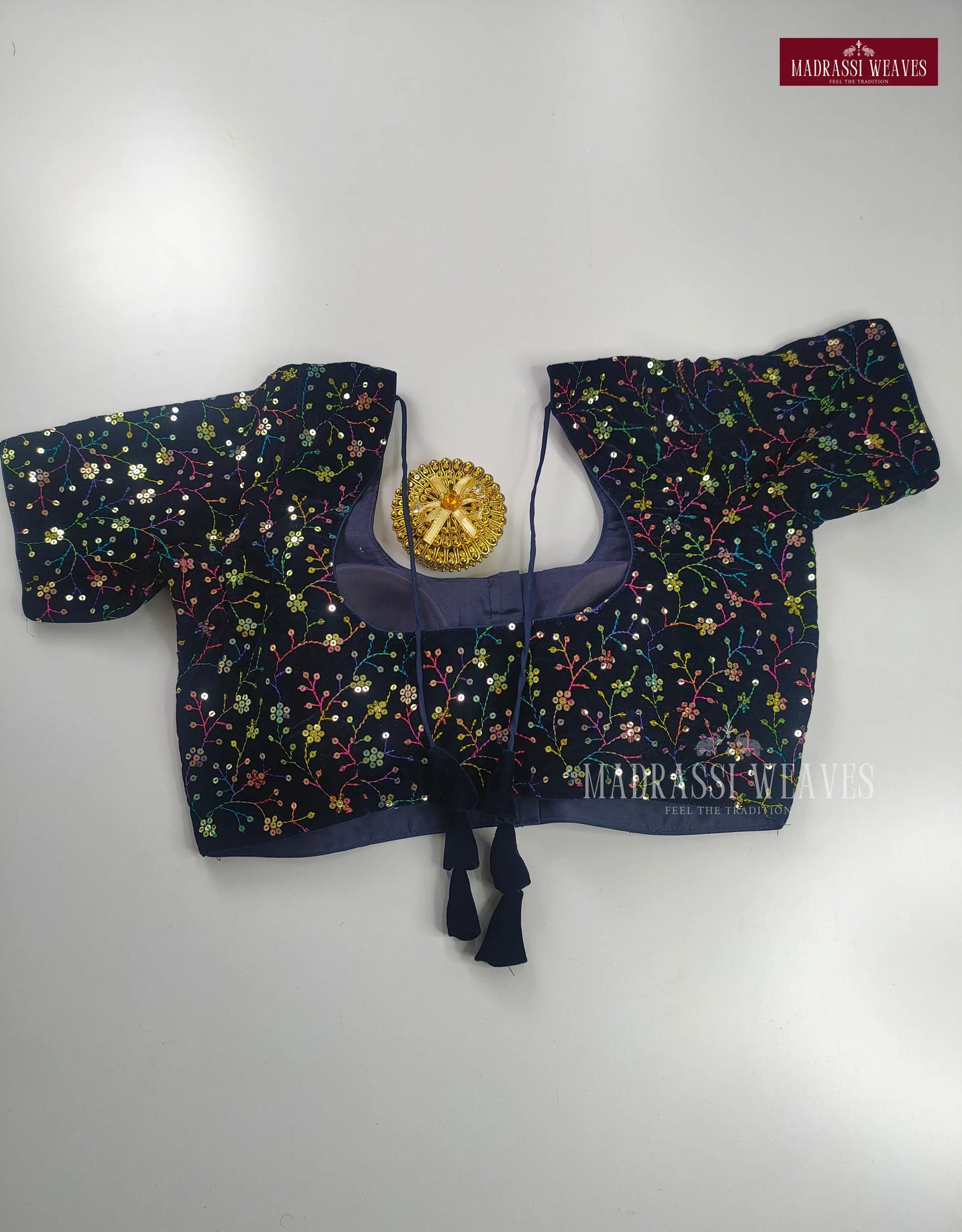Velvet ReadyMade Adjustable Sequence Work Blouses