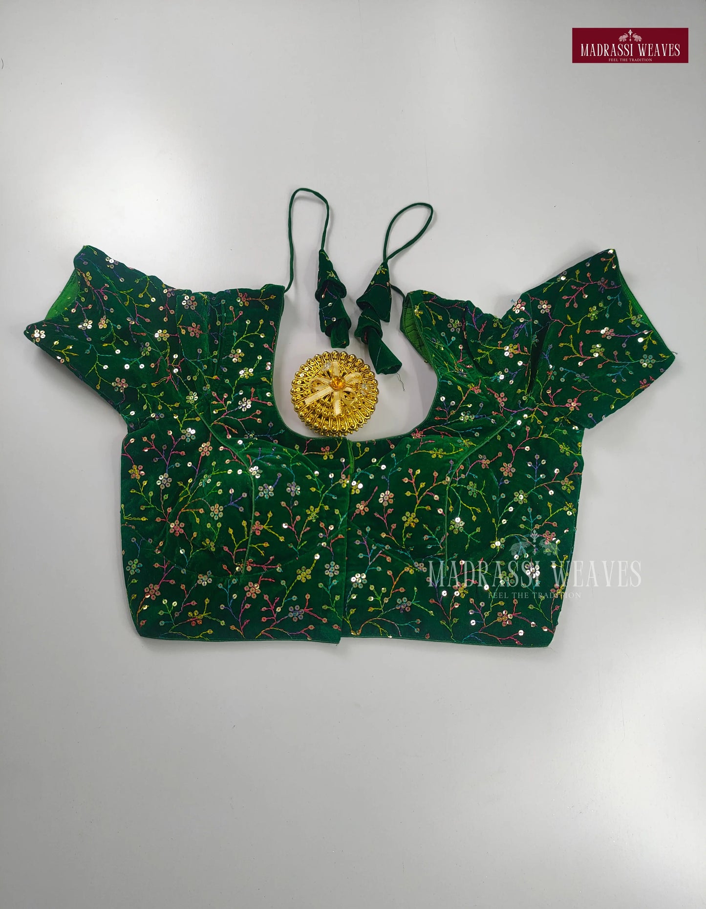 Velvet ReadyMade Adjustable Sequence Work Blouses