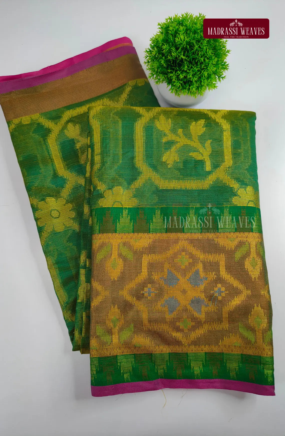 Ikat Style Soft Cotton Sarees