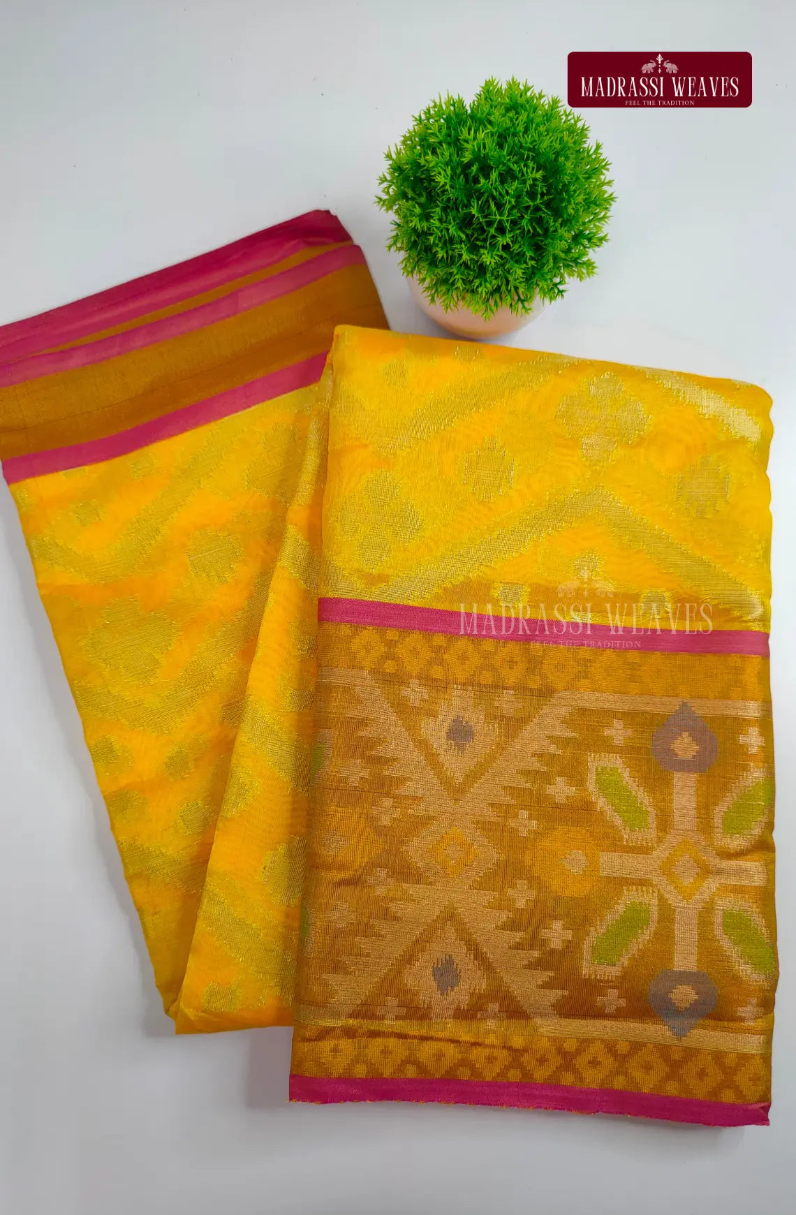 Ikat Style Soft Cotton Sarees