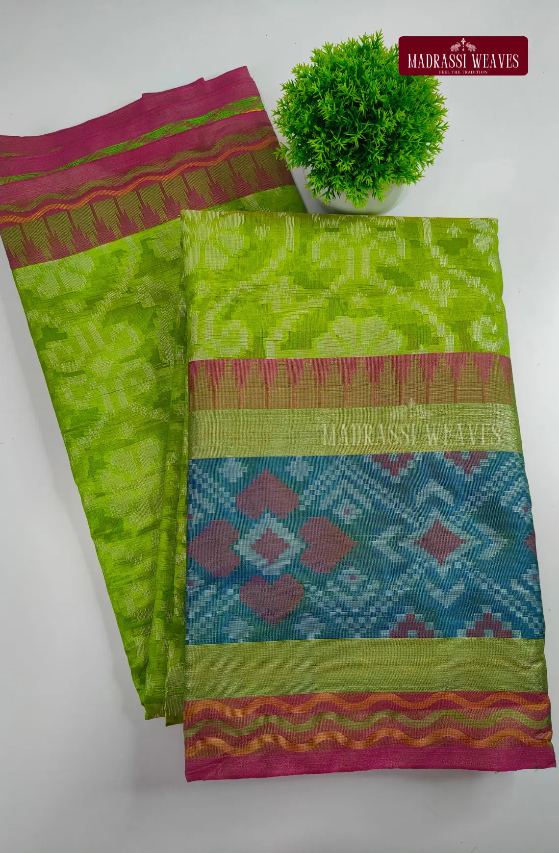 Ikat Style Soft Cotton Sarees