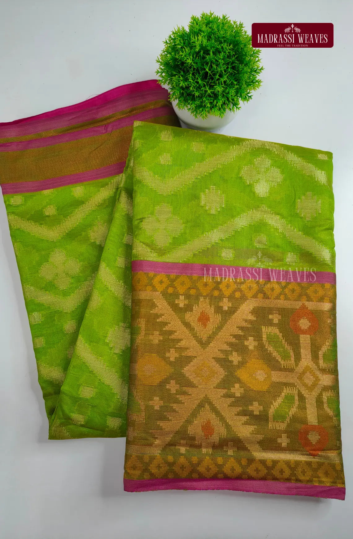 Ikat Style Soft Cotton Sarees