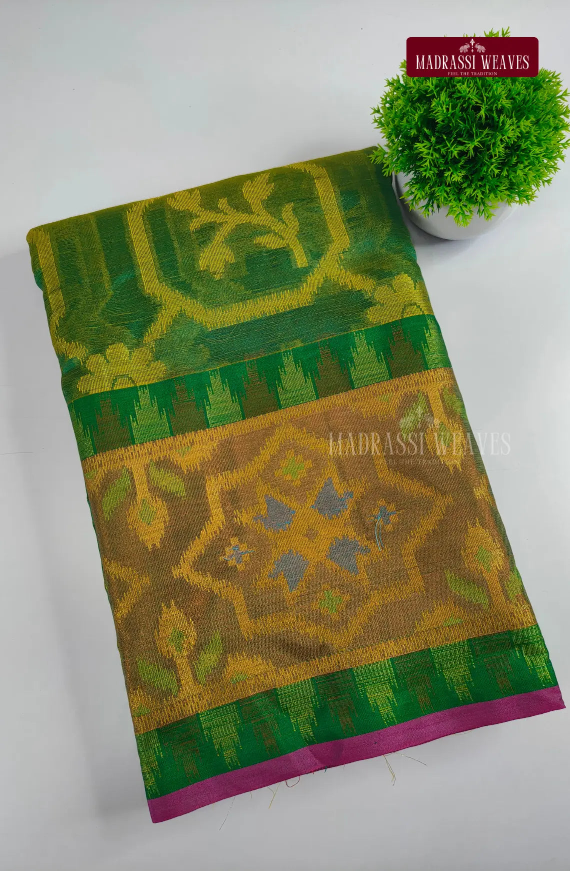 Ikat Style Soft Cotton Sarees