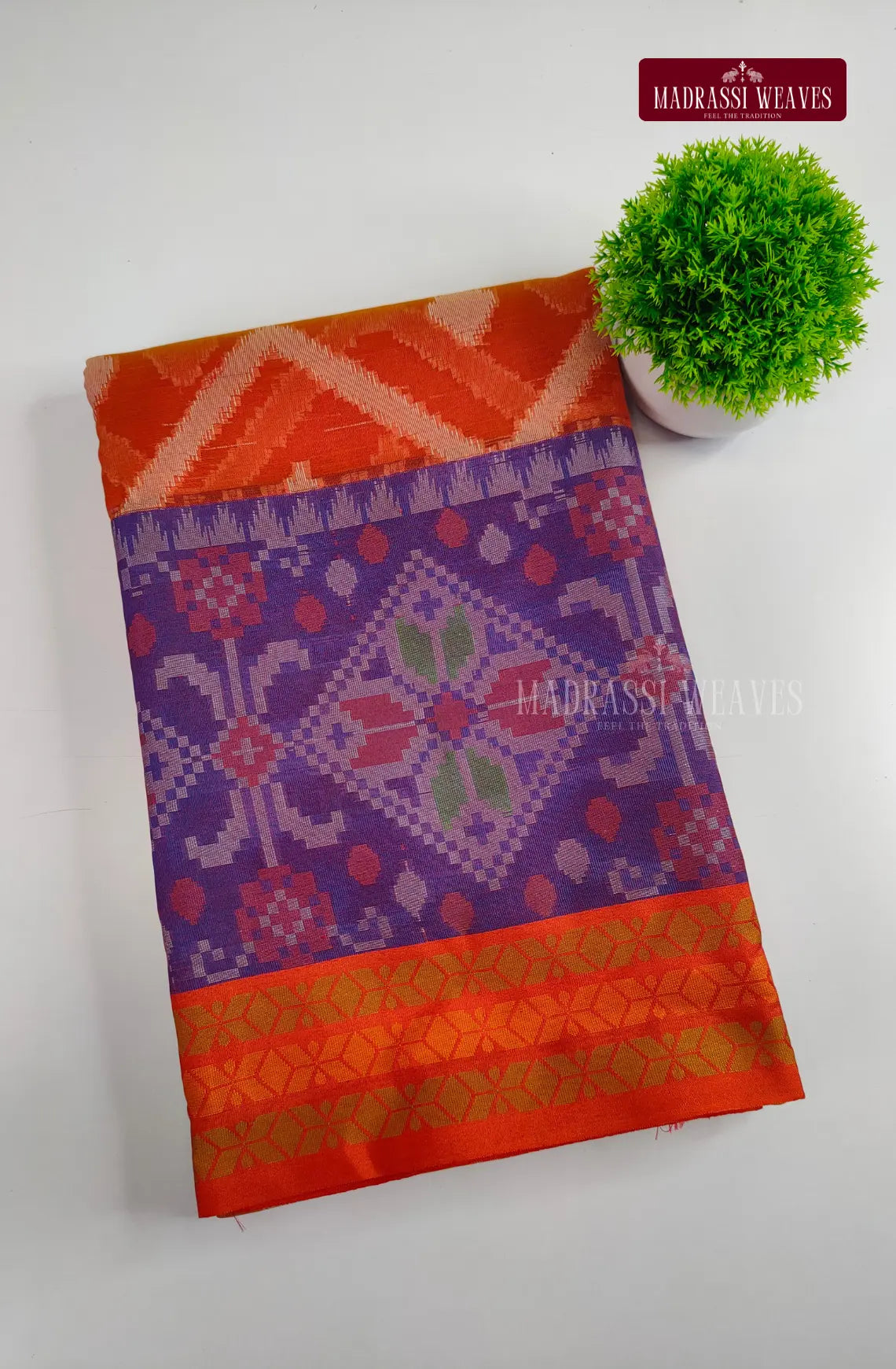 Ikat Style Soft Cotton Sarees