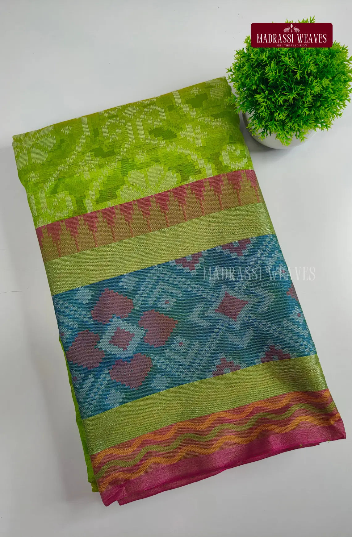 Ikat Style Soft Cotton Sarees