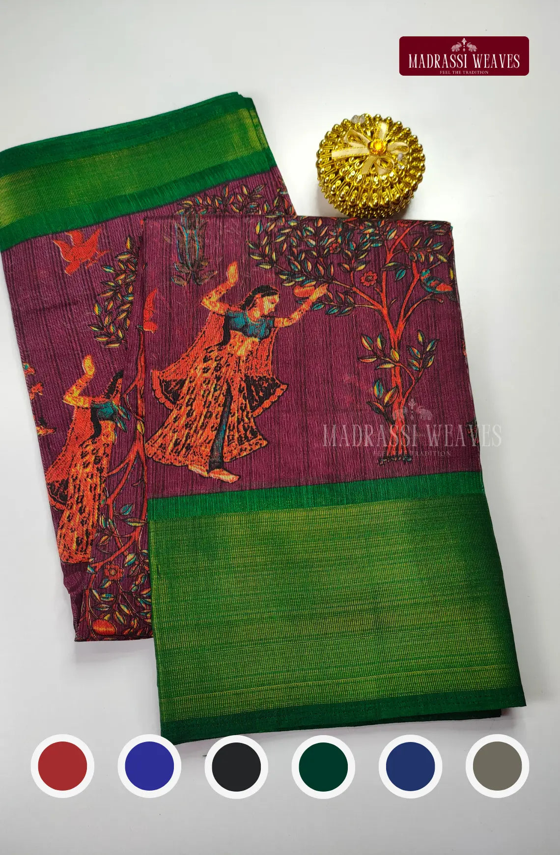 Kalamkari Printed Cotton Saree