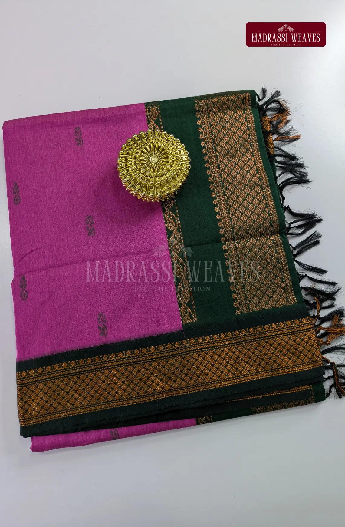 Premium Kalyani Gadwal Cotton Saree - Purple