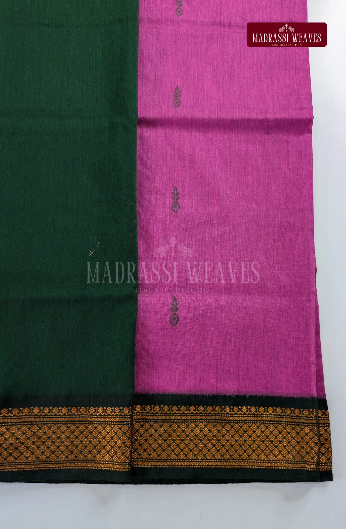 Premium Kalyani Gadwal Cotton Saree - Purple