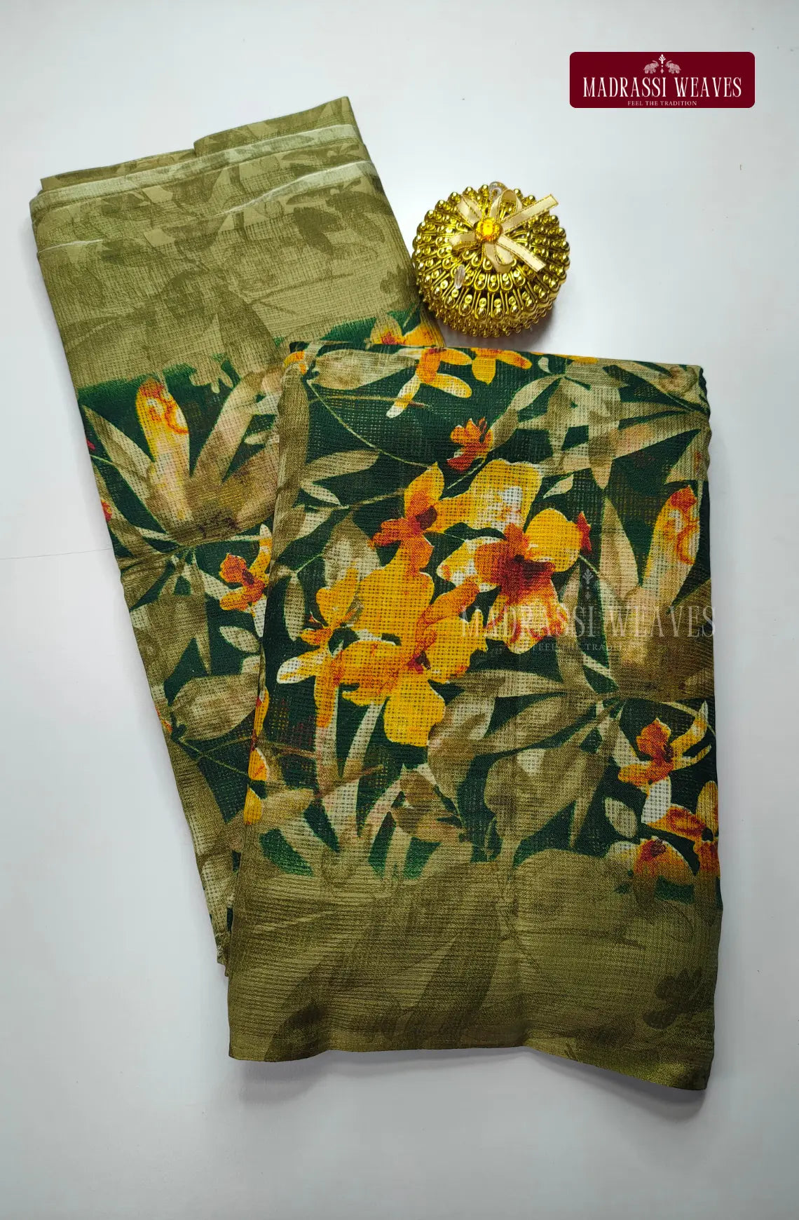 Kota Weave Cotton Blend Saree