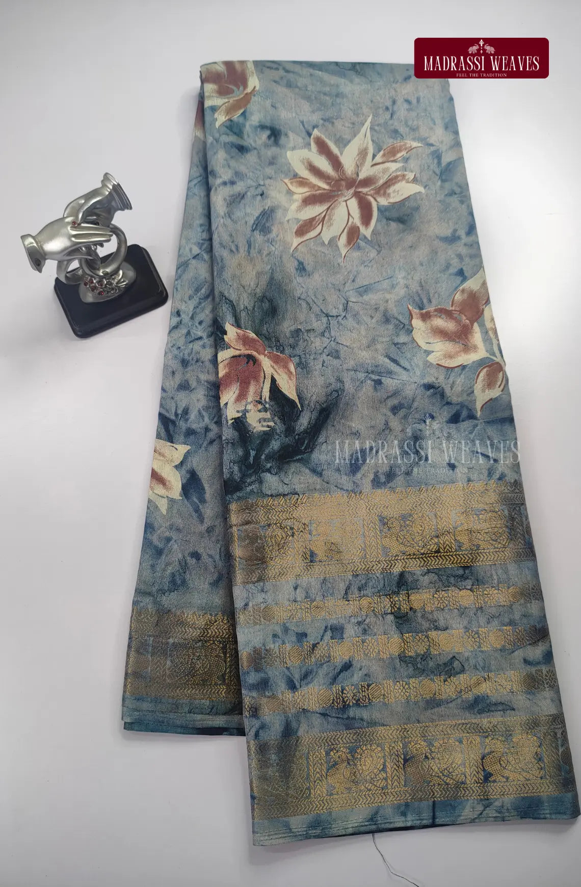 Premium Gap Border Dola Chanderi Silk Saree