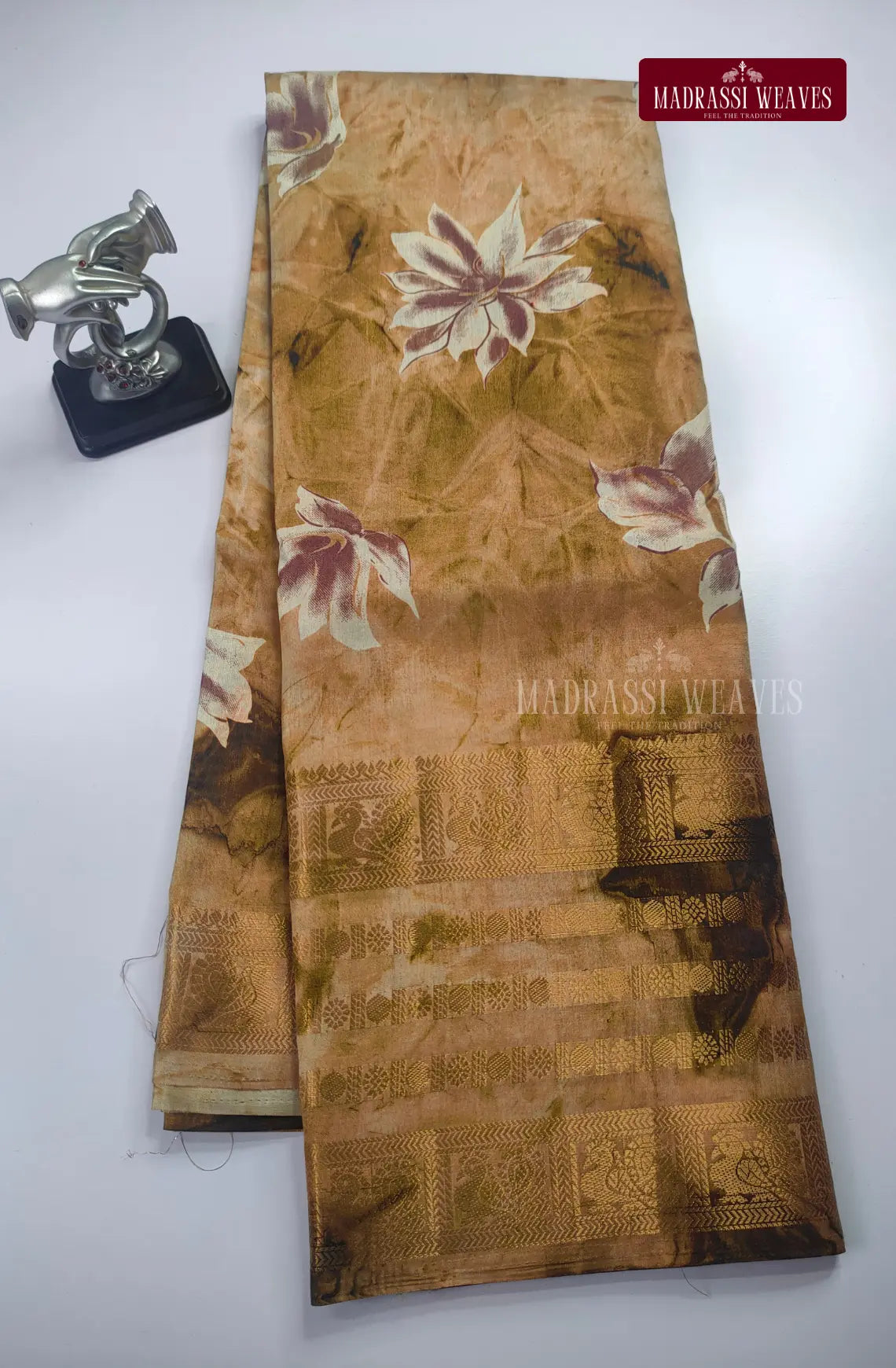Premium Gap Border Dola Chanderi Silk Saree