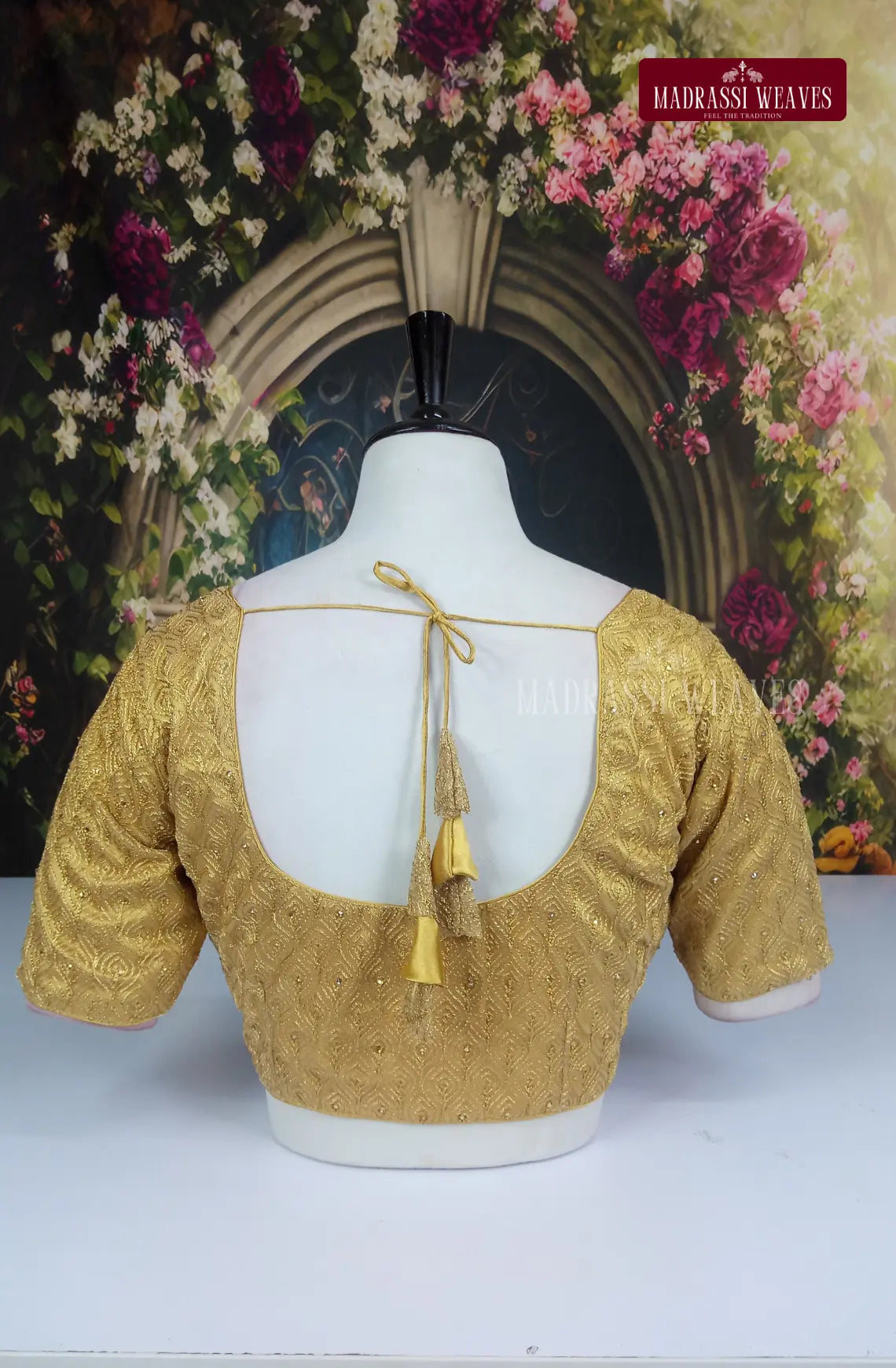 Readymade Adjustable Net Sleeve Blouse