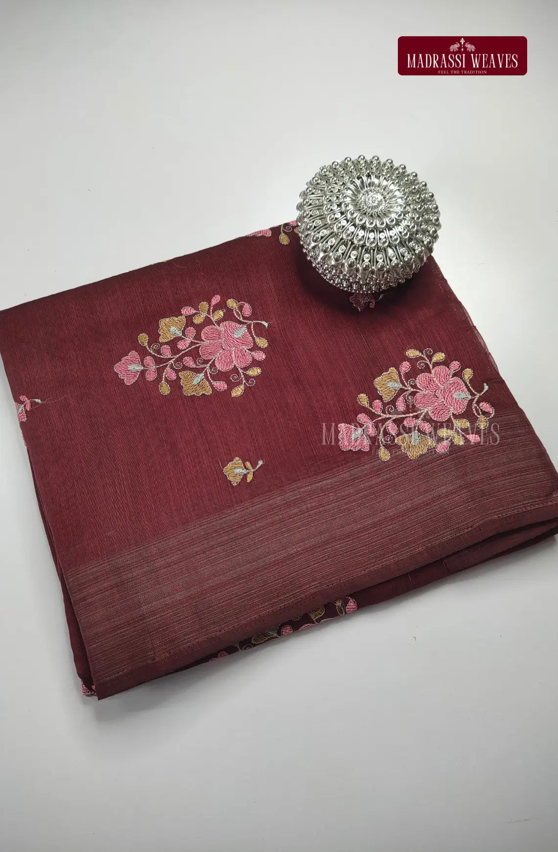 Office Wear Cotton Blend Saree