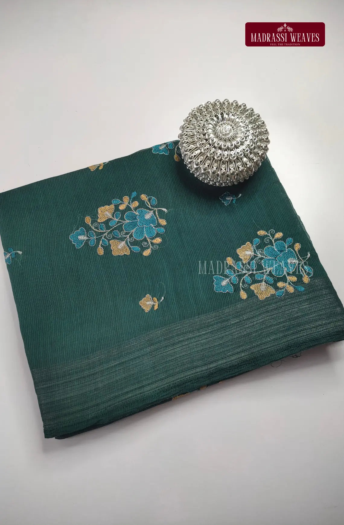 Office Wear Cotton Blend Saree