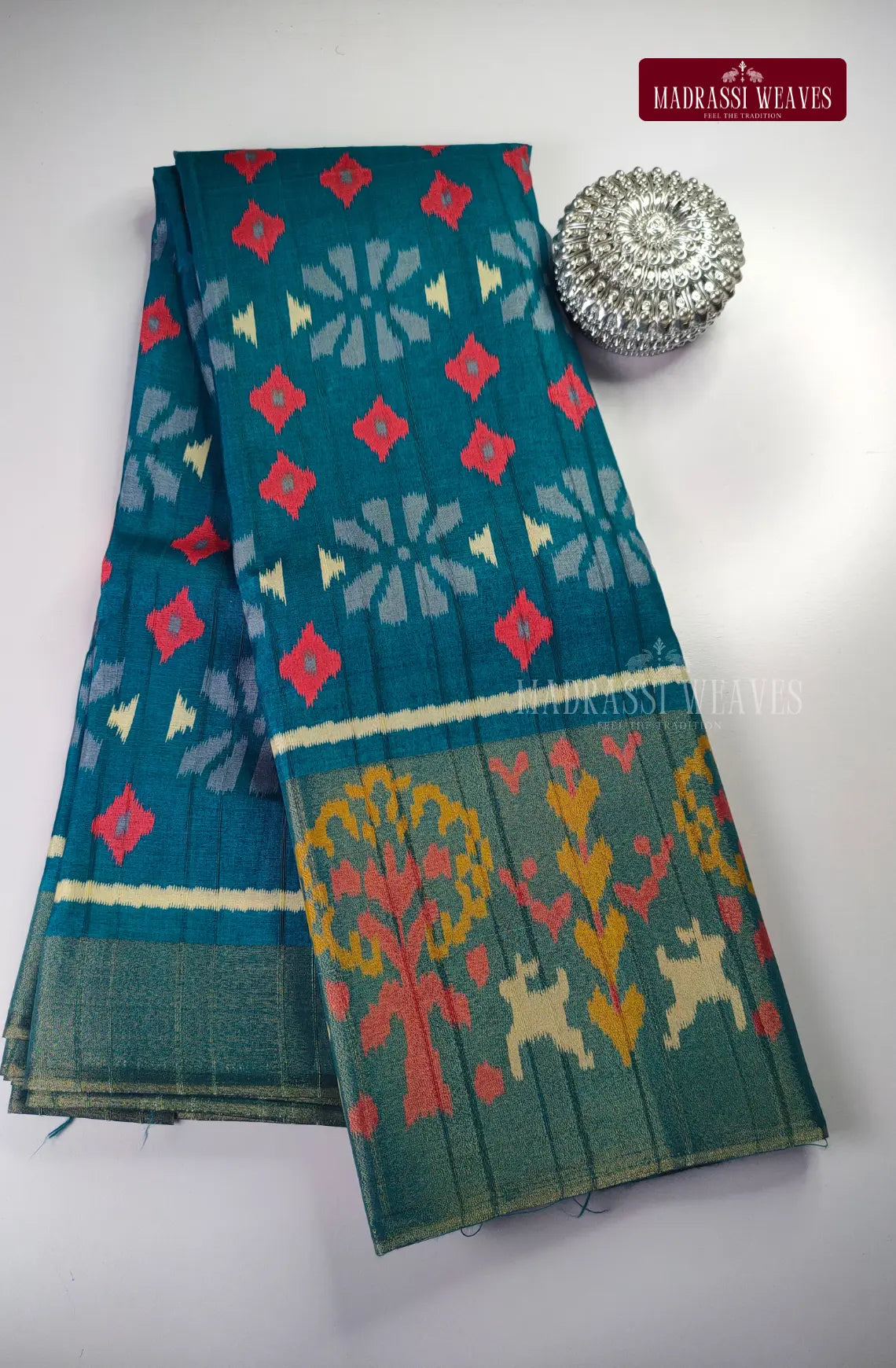 Pochamballi Chanderi Cotton Saree
