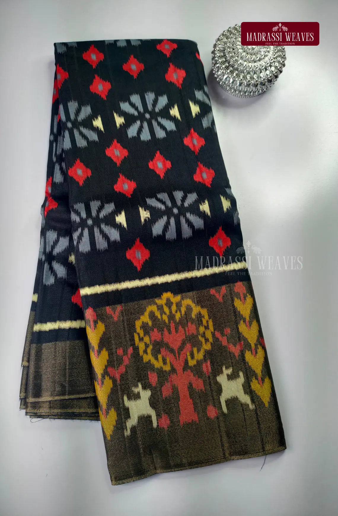 Pochamballi Chanderi Cotton Saree