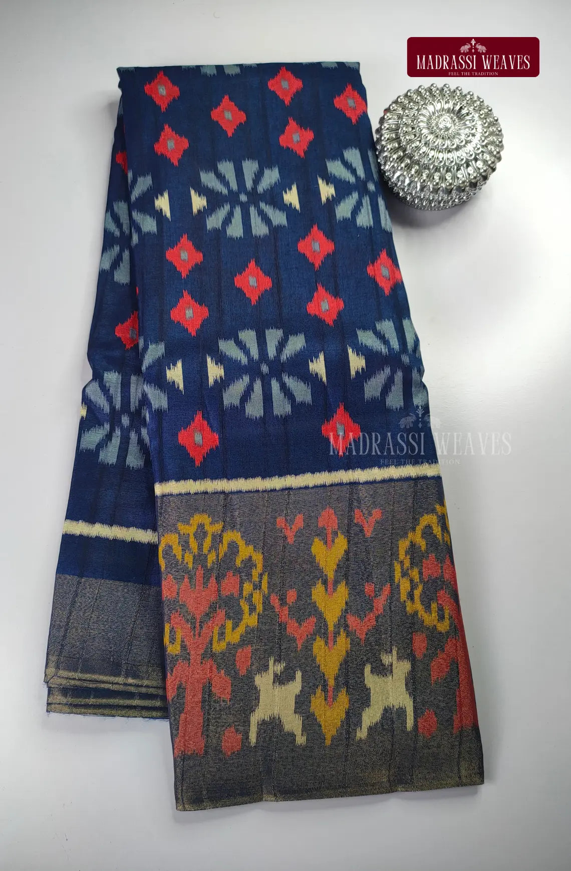 Pochamballi Chanderi Cotton Saree