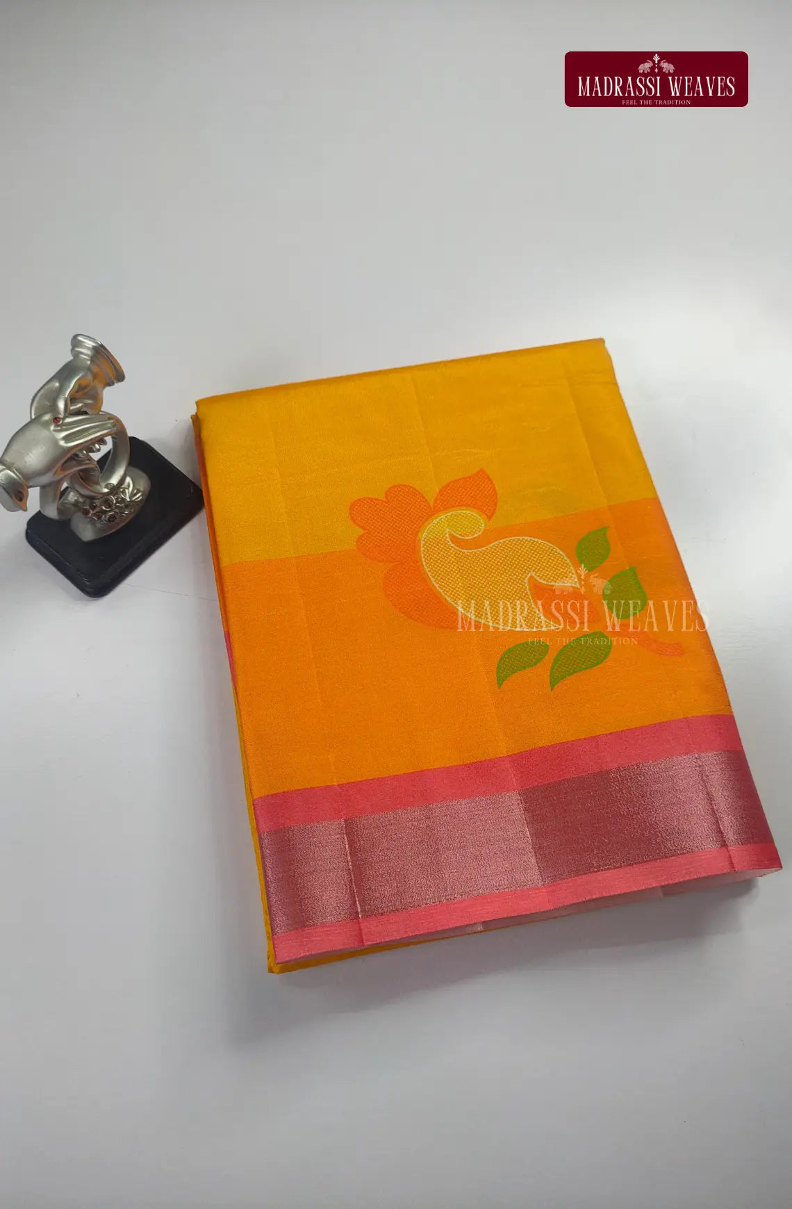 Multi Colour Tussar Silk saree