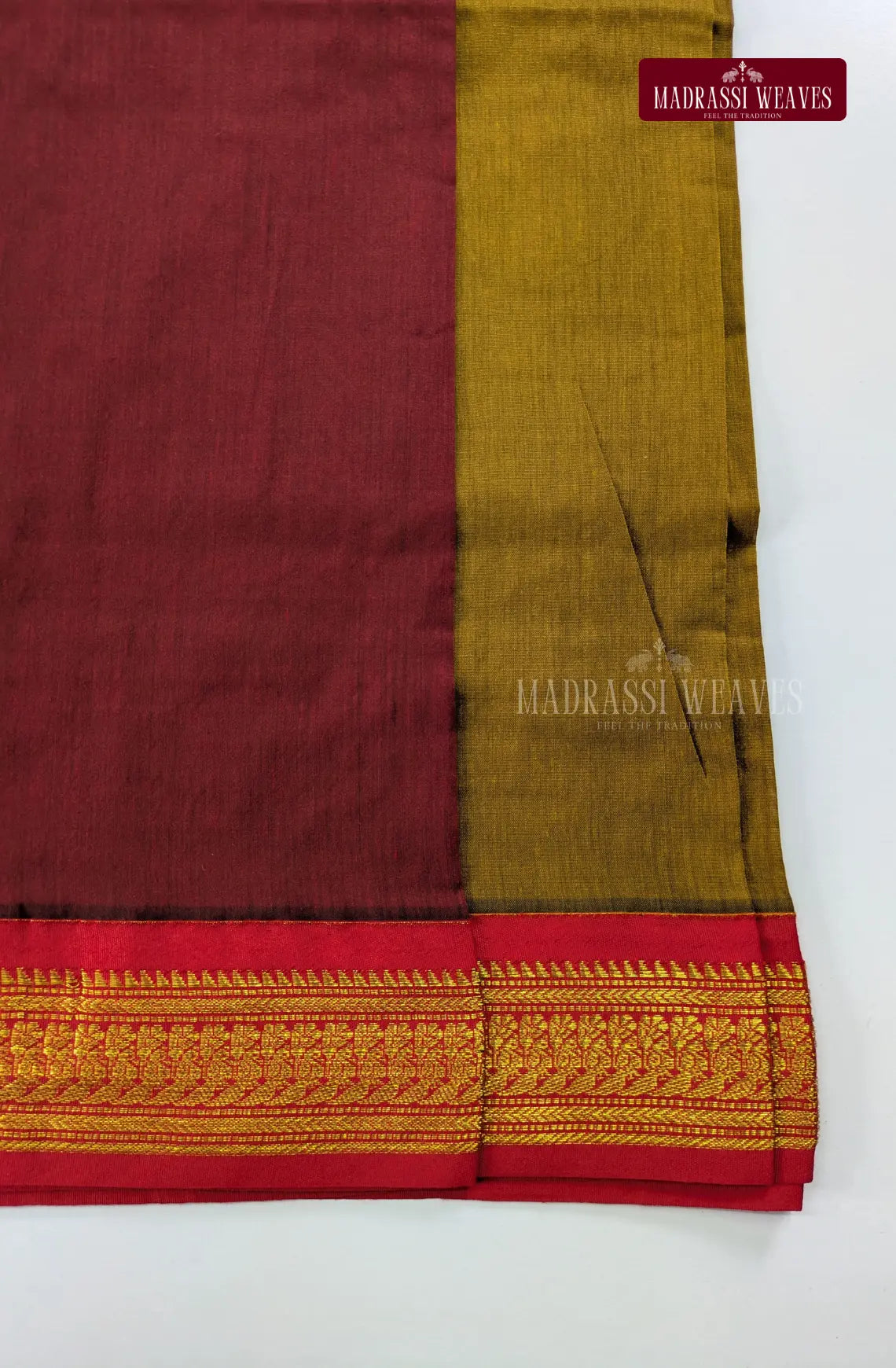 Premium Kalyani Gadwal Cotton Saree - Dusky