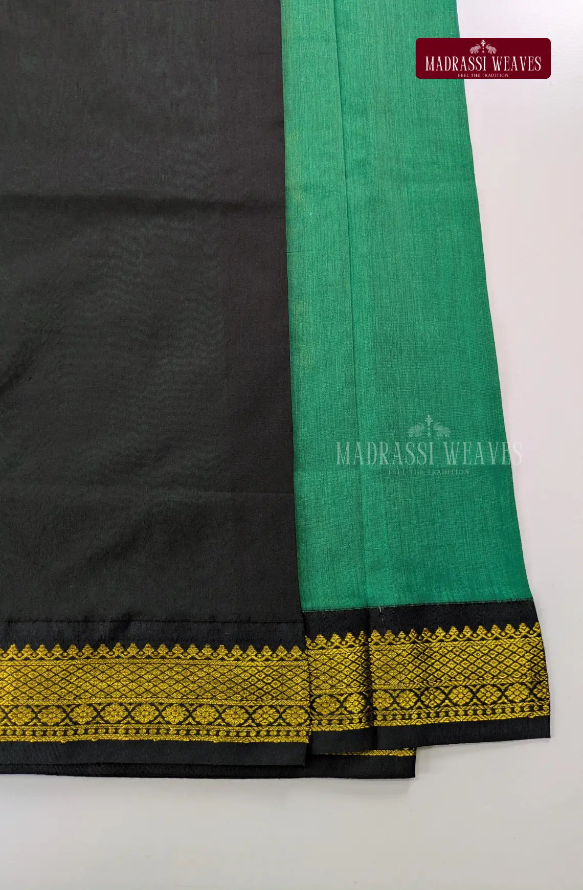 Premium Kalyani Gadwal Cotton Saree - Sapphire