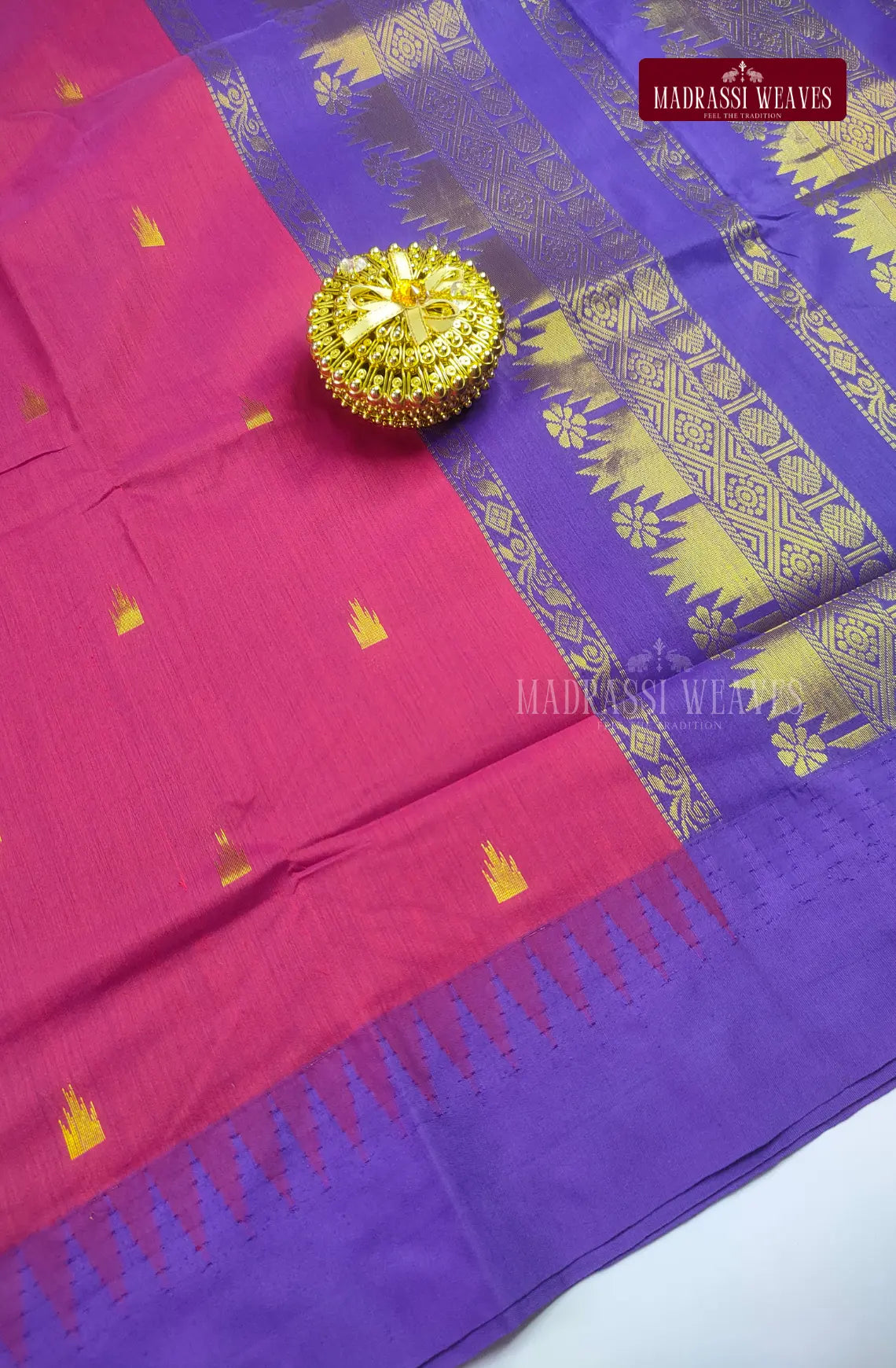 Premium kalyani Gadwal Cotton Sarees - Rani