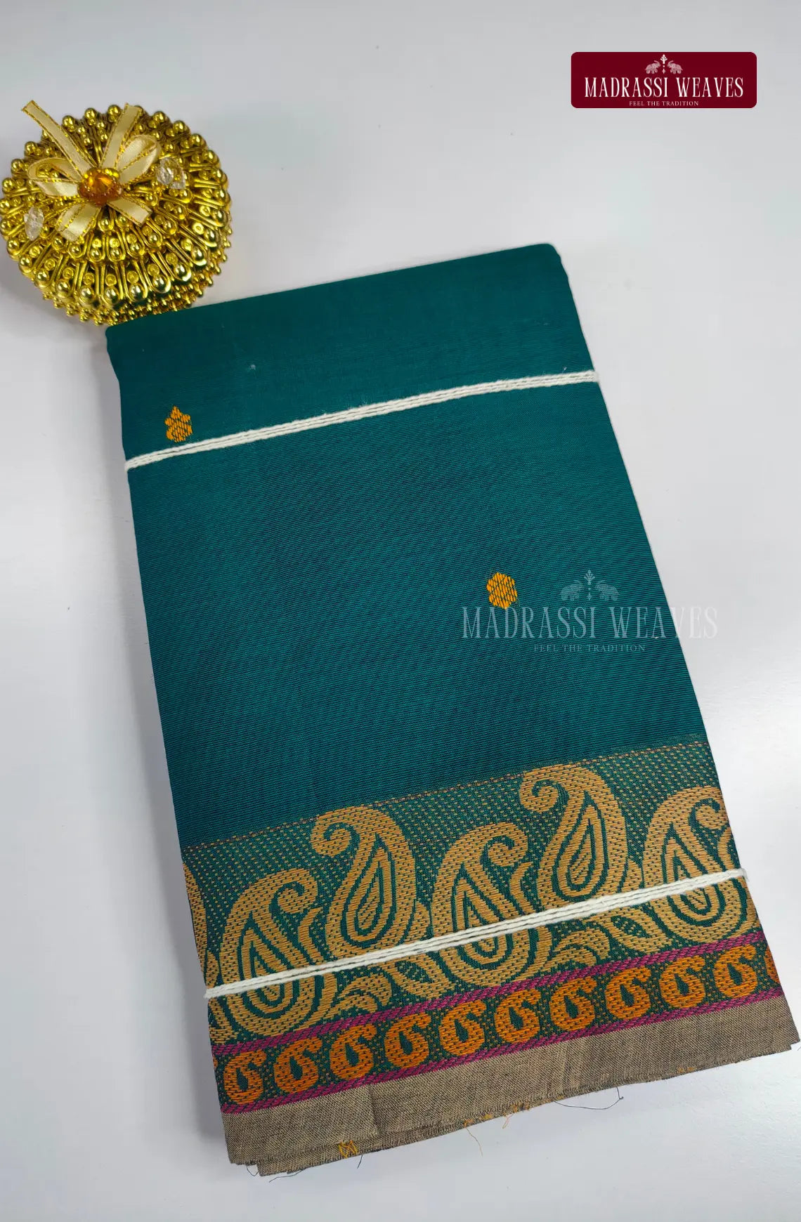 Pure Cotton With Fancy Border Sarees