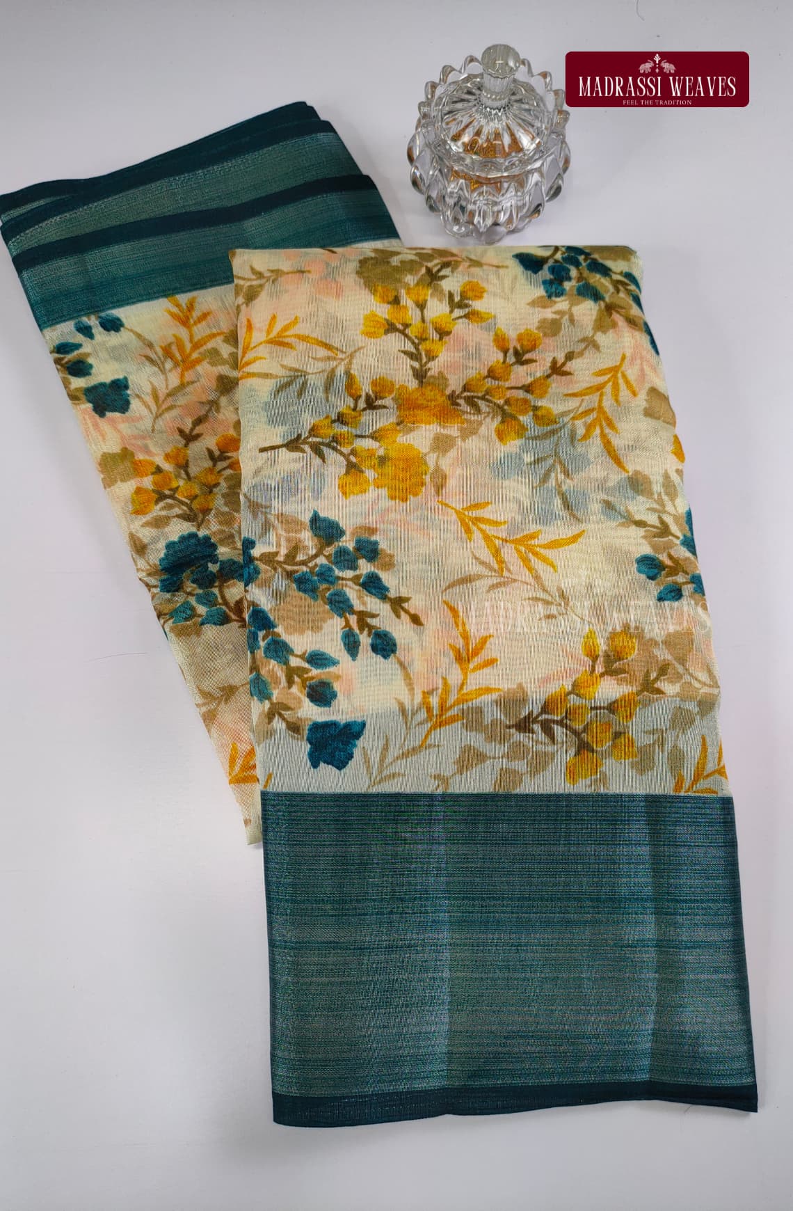 Rayon Cotton Blend Floral Saree