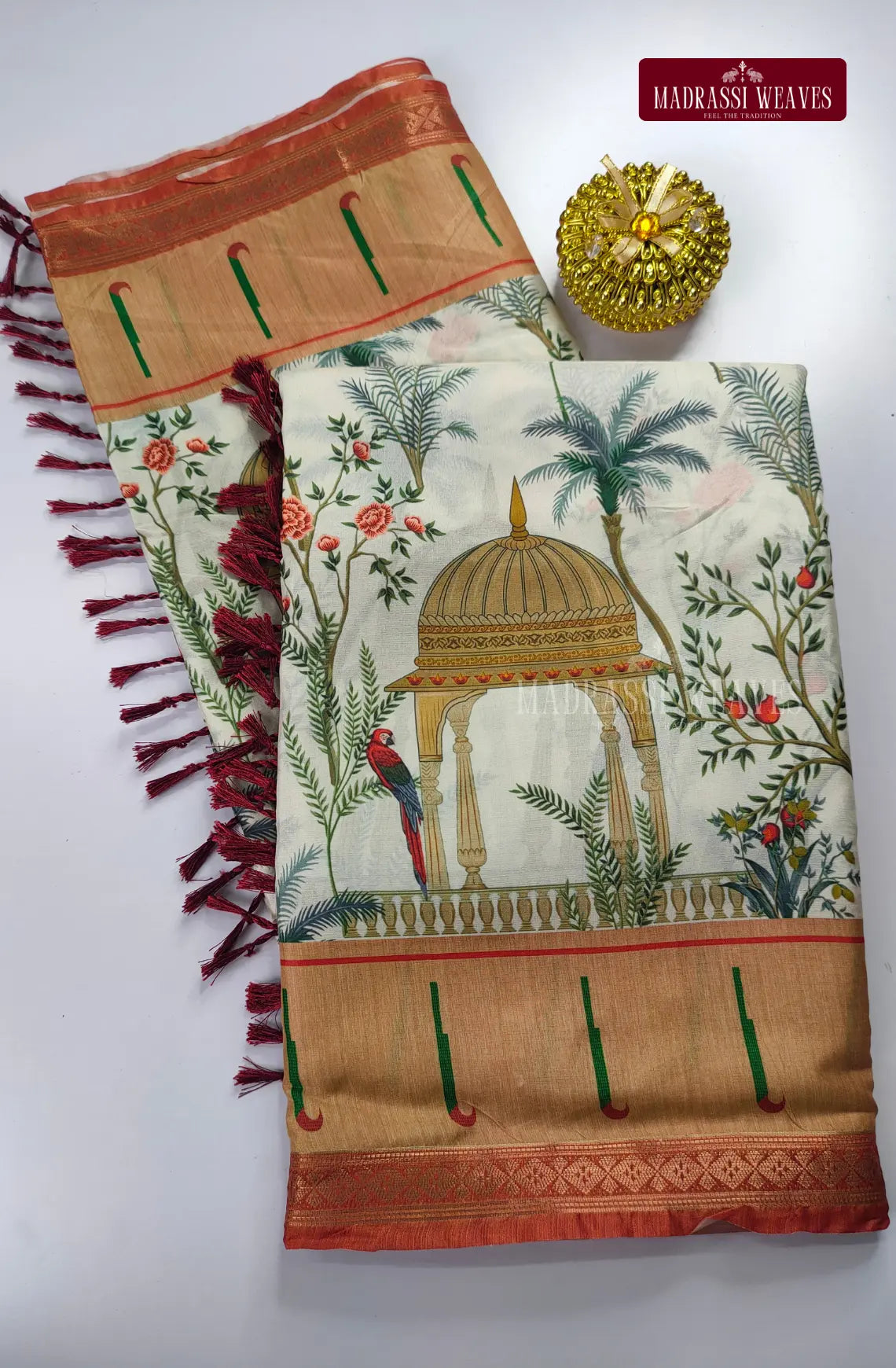 Semi Kathan Silk Saree