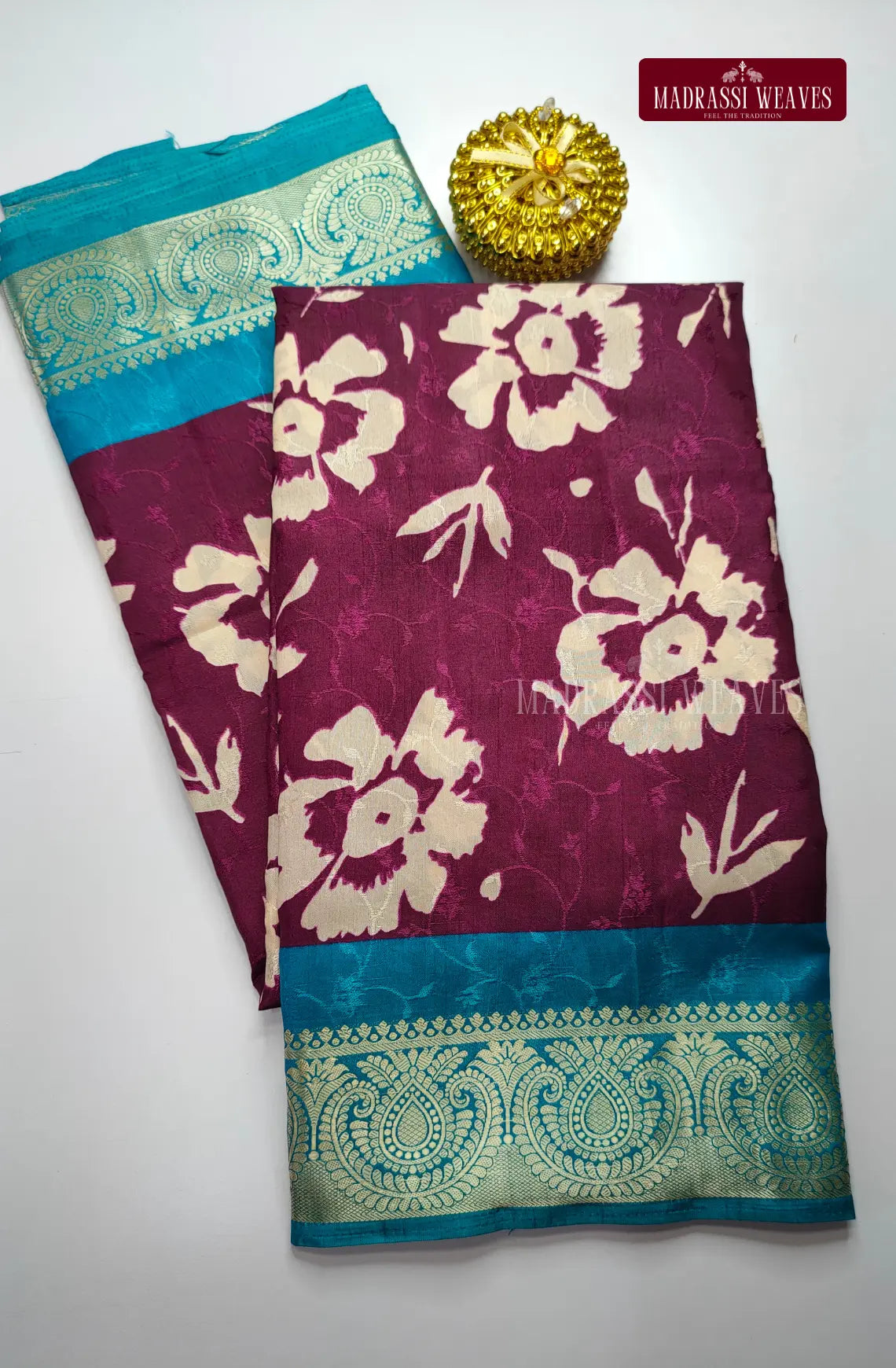 Soft-Floral-Mysore-Silk-Saree