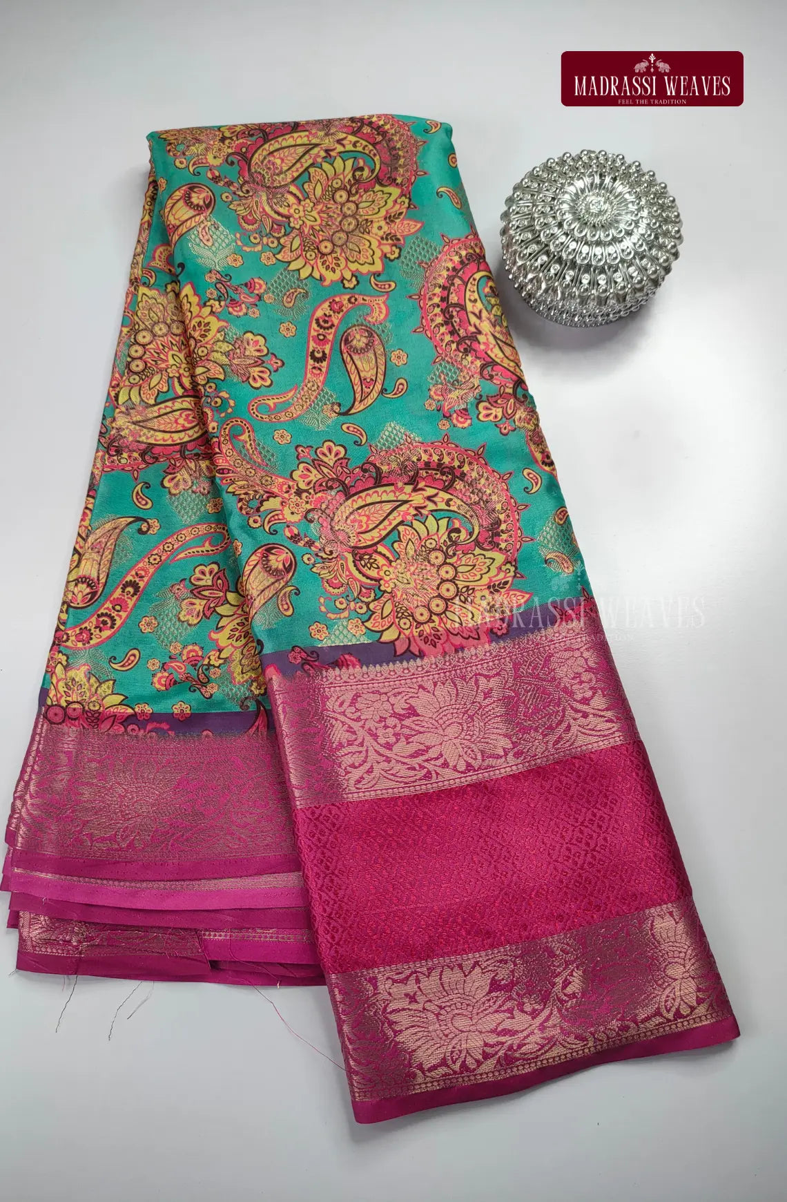 Striped Cotton Silk Saree