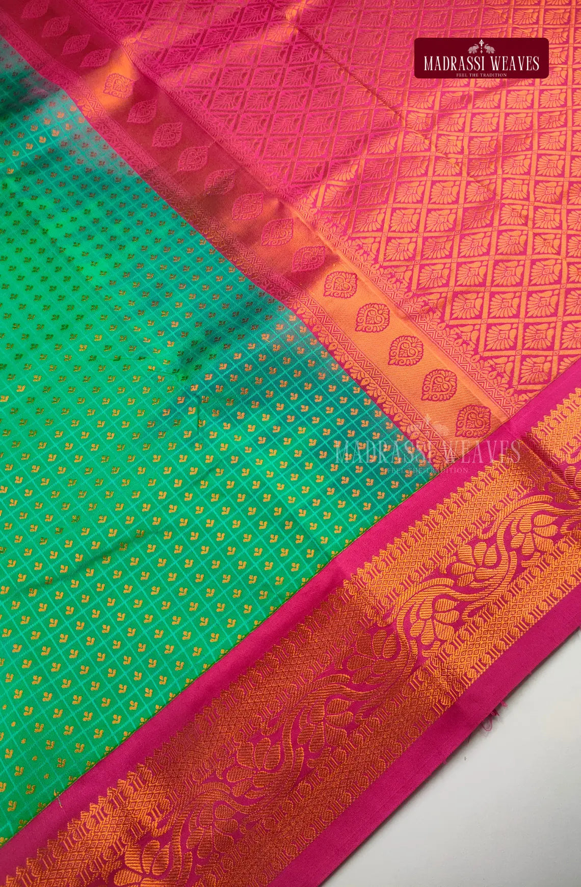 Traditional Ethnic Butta Kanchi Semi Silk Saree - Sapphire