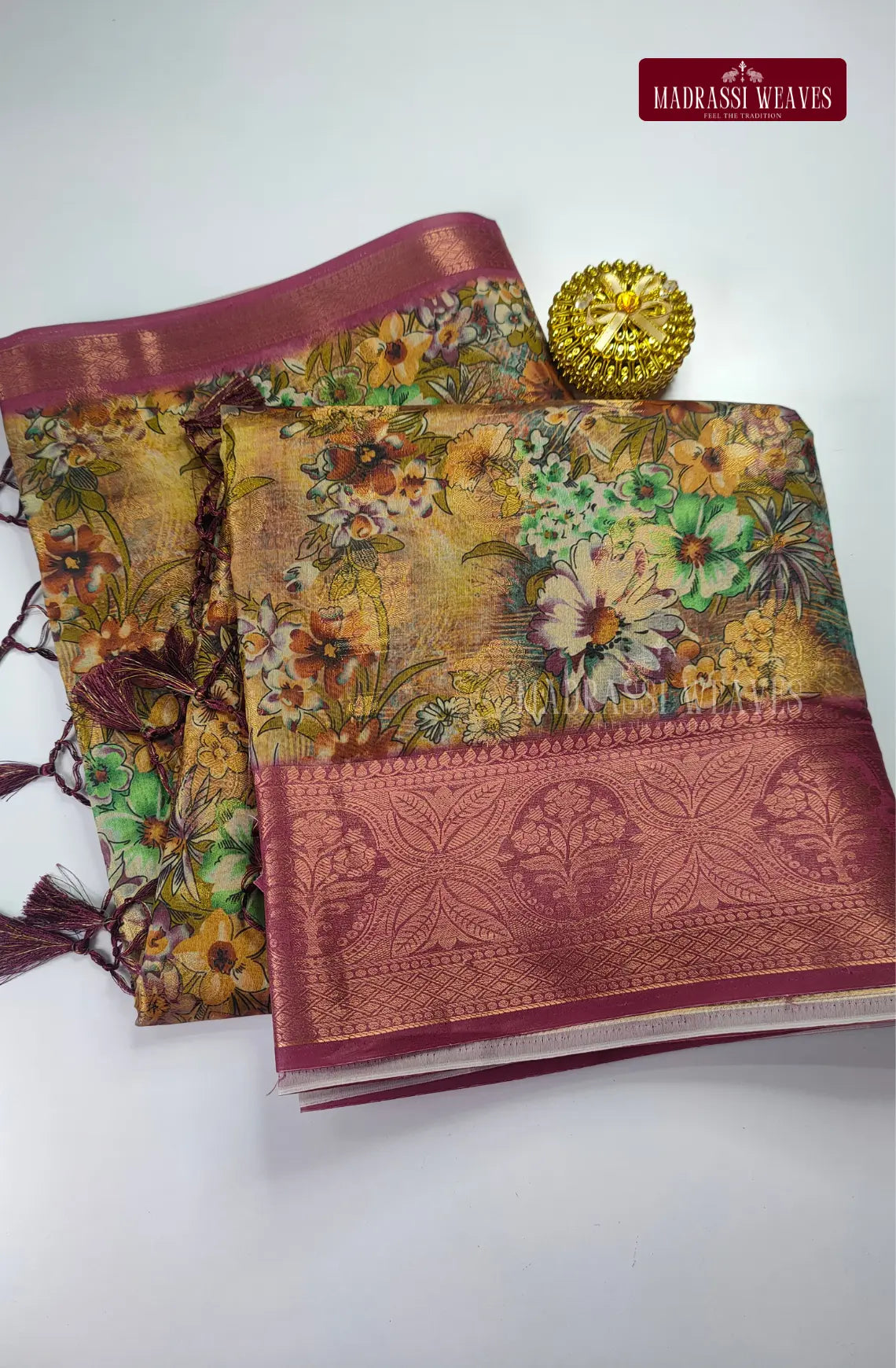 Trendy Burberry Digital Saree