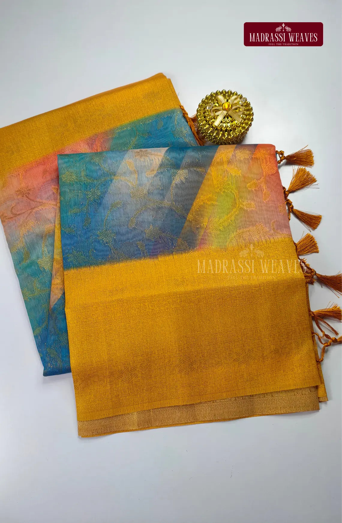 Trendy Burberry Digital Saree