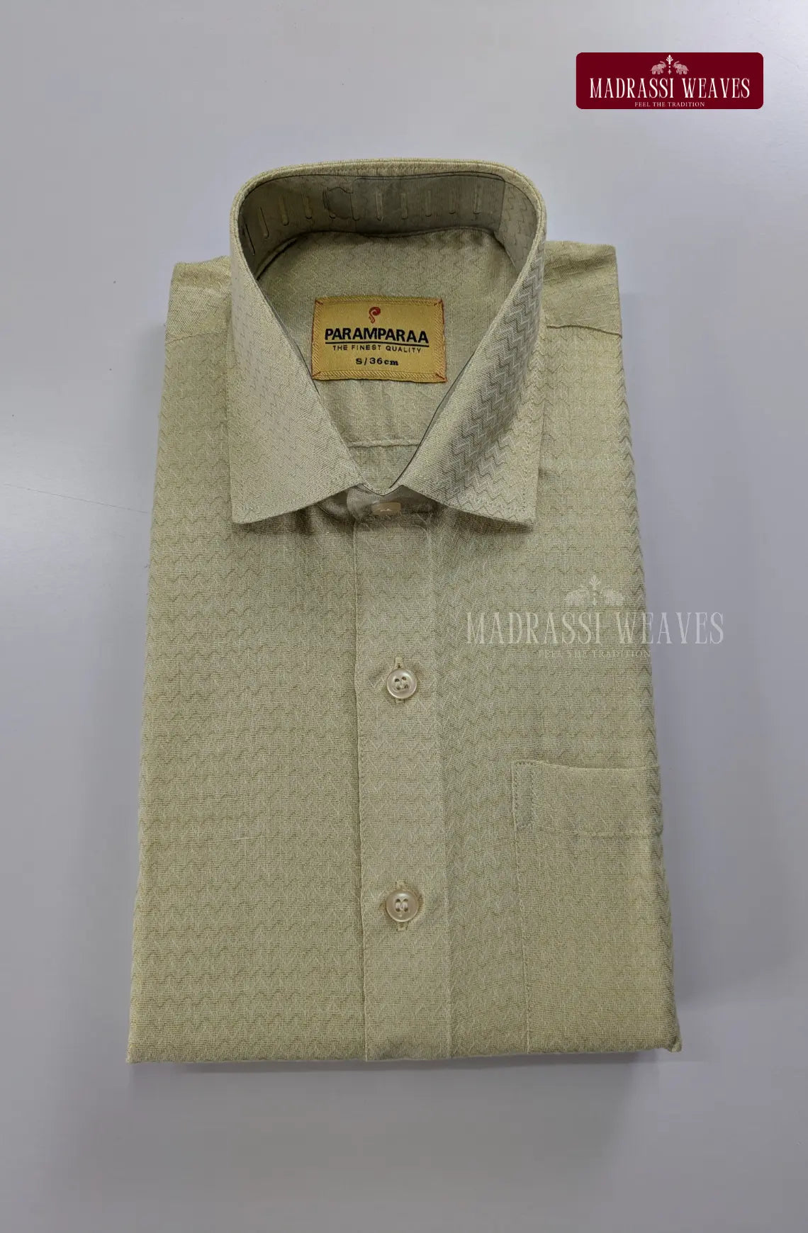 Wedding Zari Brocade Shirt and Dhoti Set - 8