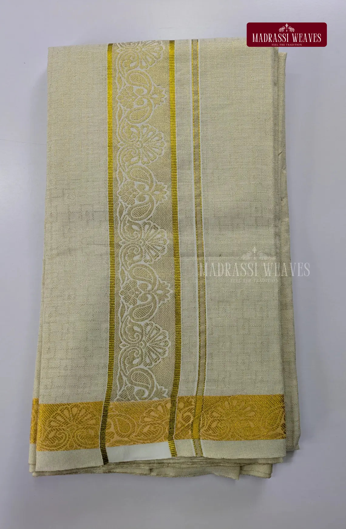 Wedding Zari Brocade Shirt and Dhoti Set - 4