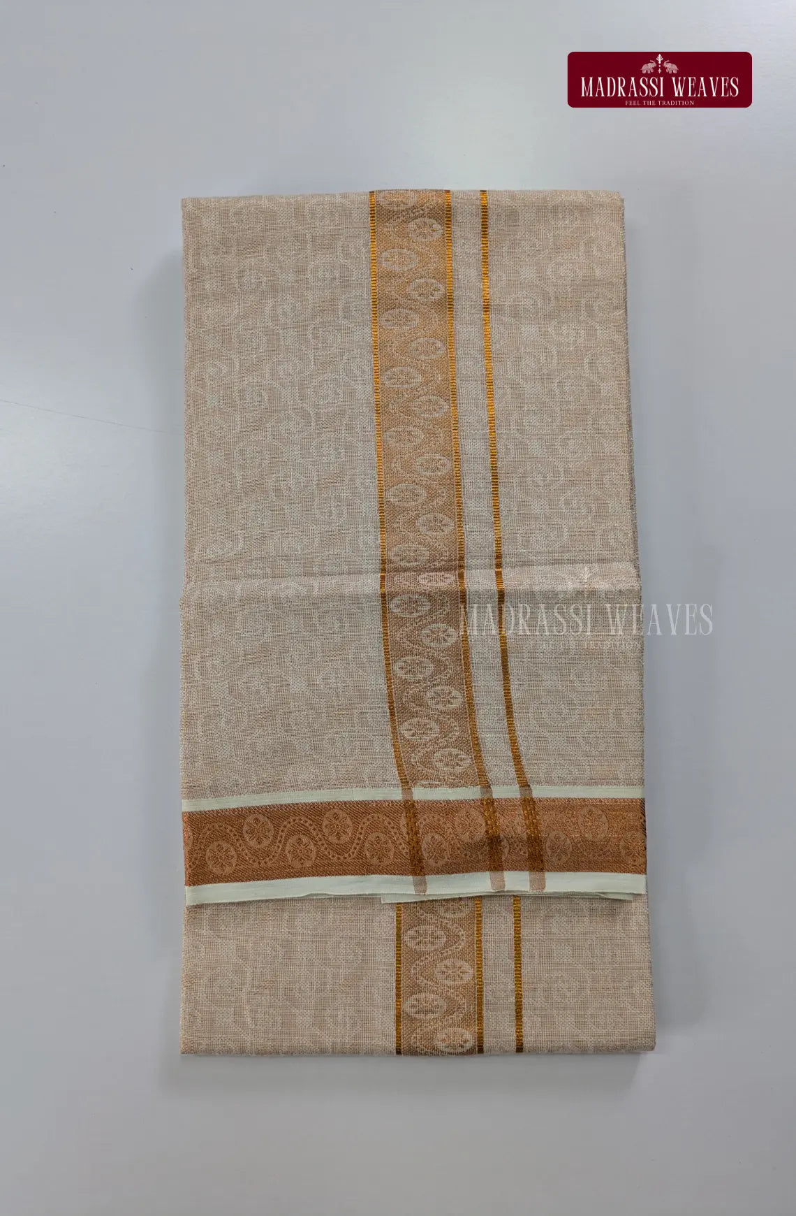 Wedding Zari Brocade Shirt and Dhoti Set - 7