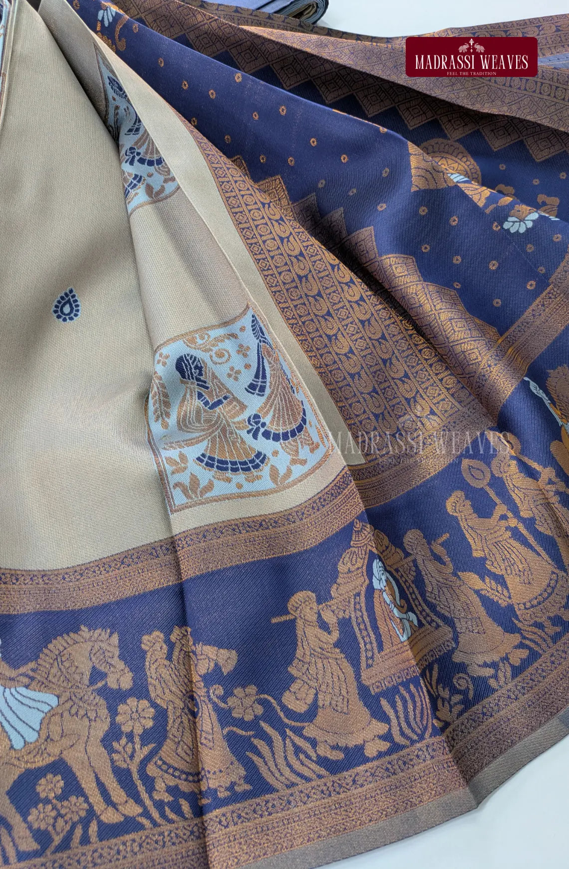 Zari Woven Combo Saree 7