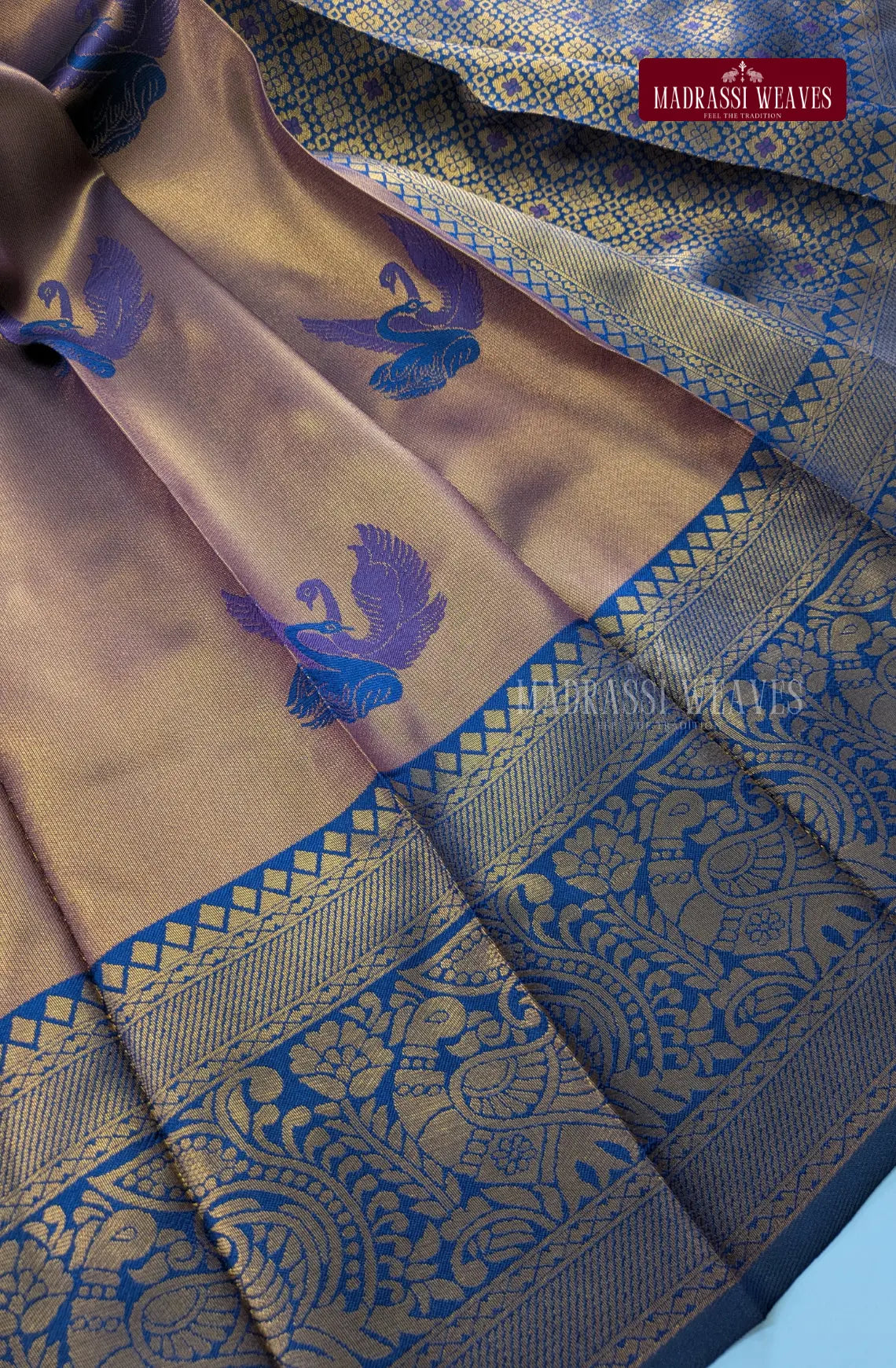 Zari Woven Combo Saree 9