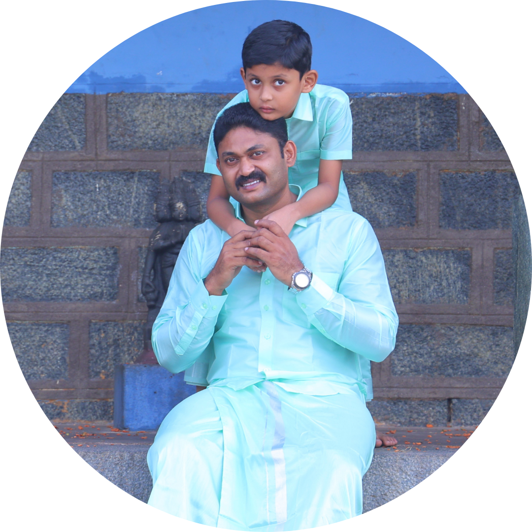 Father-Son Dhoti Set