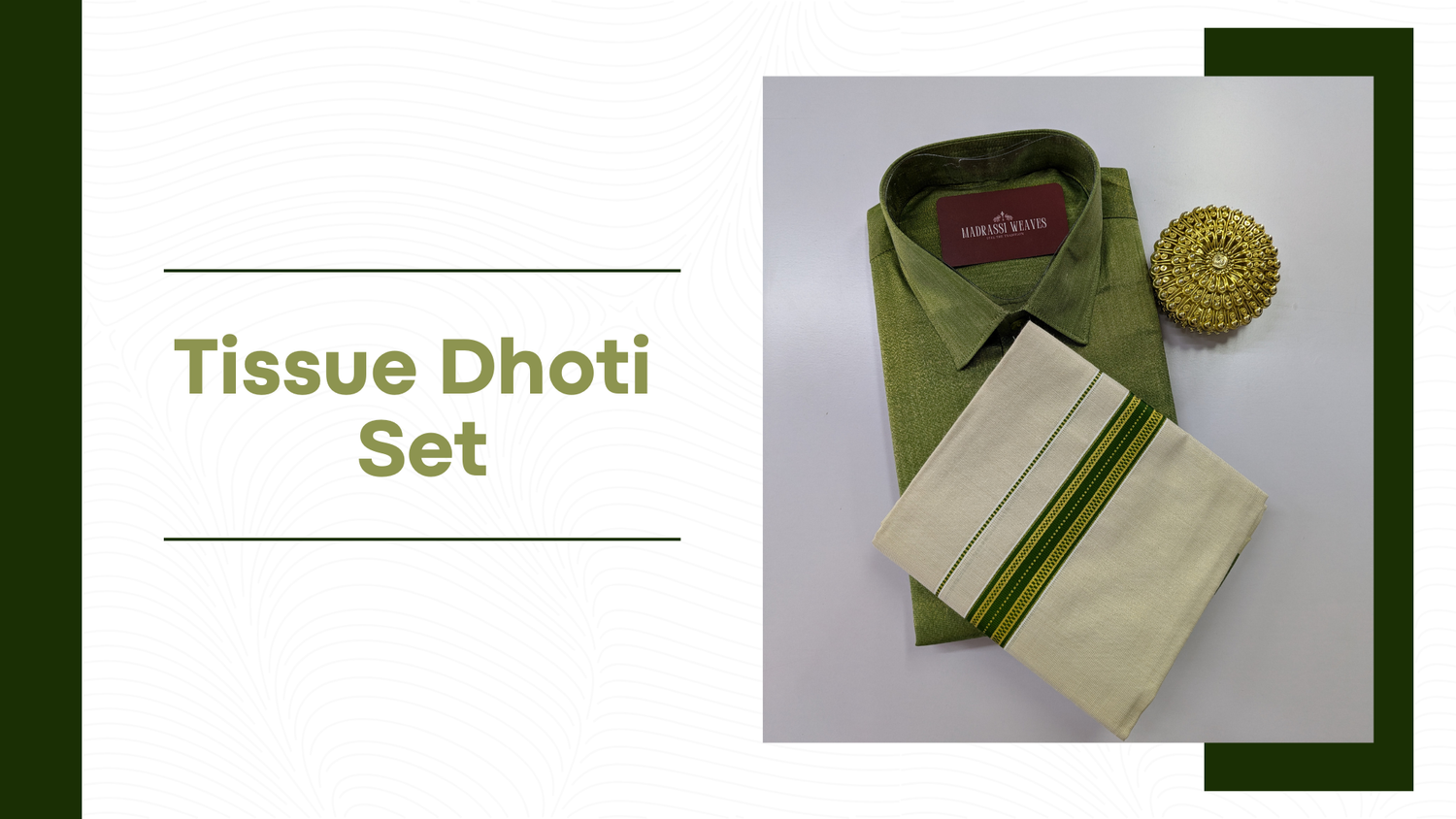Tissue Dhoti Set
