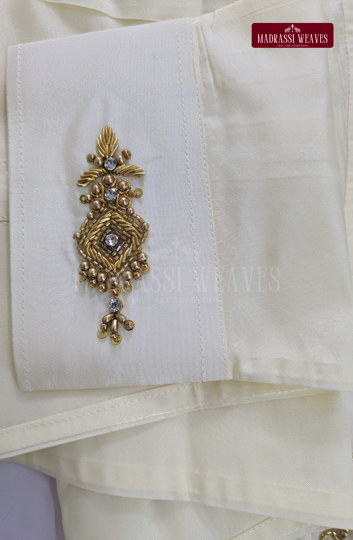 Aari Work Men's Shirt Only (Hand Crafted) - (DESPATCH TIME 15 DAYS)