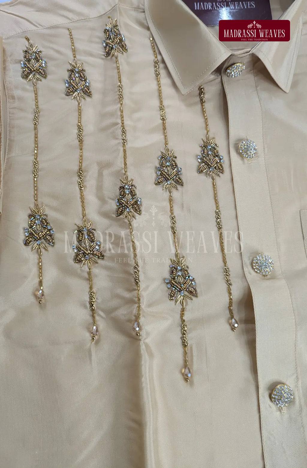 Wedding Silk Dhoti Set 8 (HandCrafted) -(DESPATCH TIME 15 DAYS)